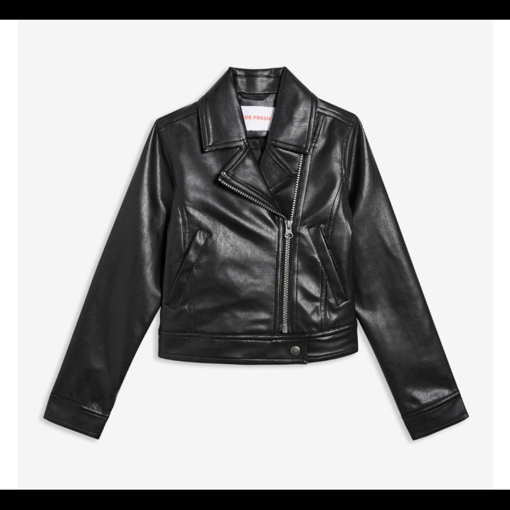 Girls Moto Jacket - Joe Fresh - size M (8-10)